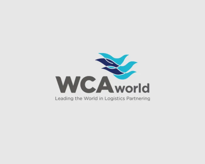Logo WCA World, il network di freight forwarder